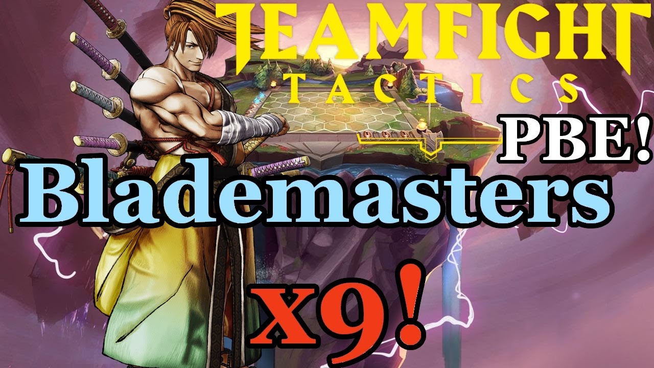 Forcing 9 Blademasters(!) On the PBE - Glitchfest TFT Comp Experiments