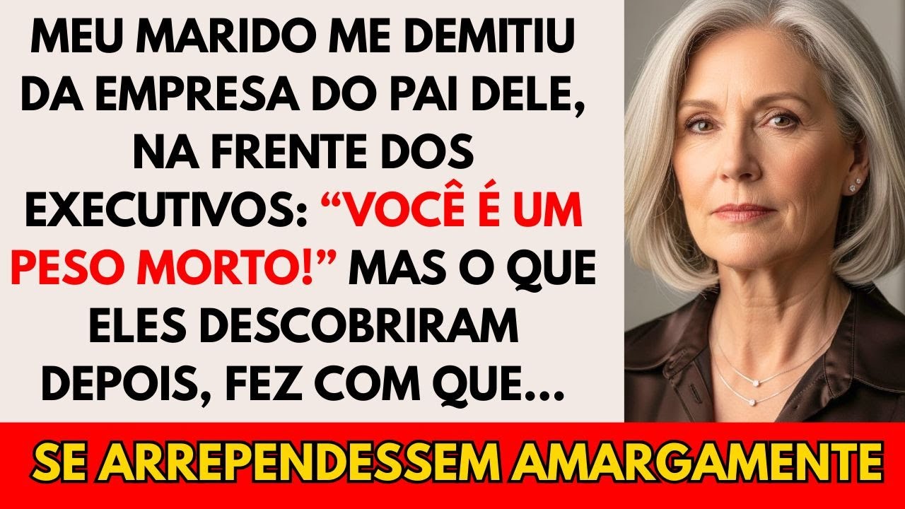 Meu marido me demitiu da empresa — mal sabe ele que comprei 60% das ações da empresa do pai dele.