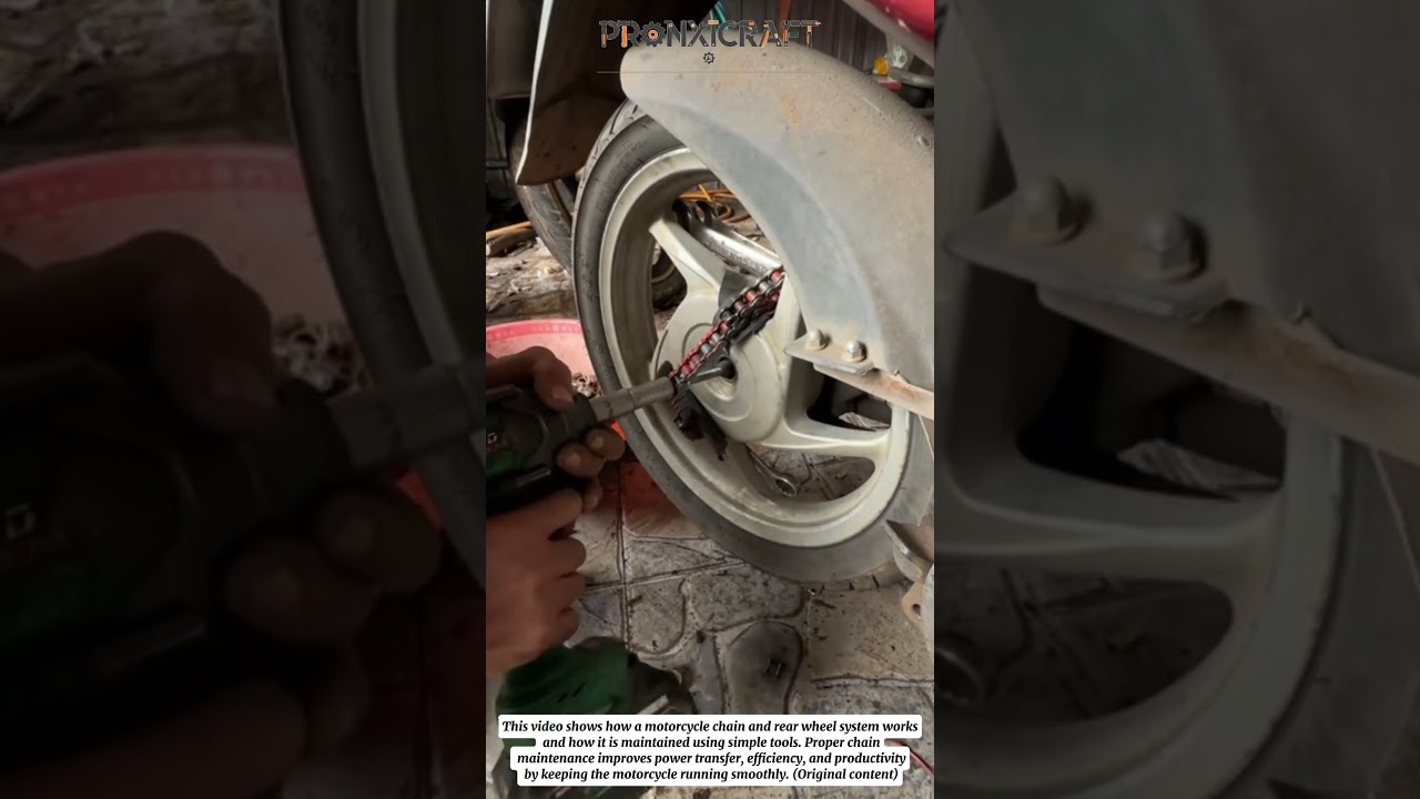 Motorcycle Chain & Rear Wheel Maintenance | Simple Repair That Improves Performance