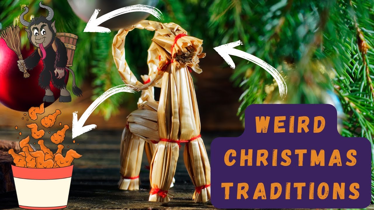 🎁 5 Weird Christmas Traditions From Around the World #christmas #traditions
