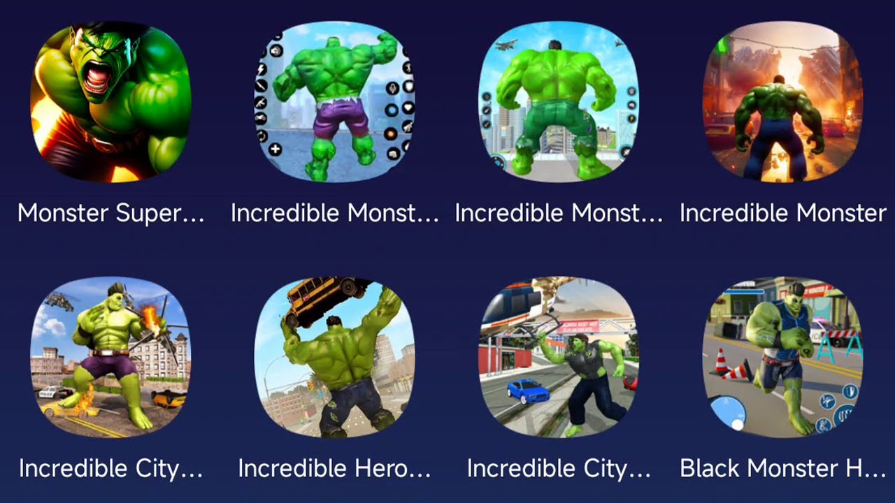 Monster Super Hulk,Incredible Monster,Incredible Monster Hero,Incredible Monster,Incredible City