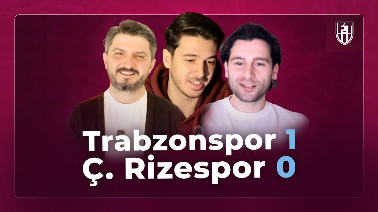 Trabzonspor 1-0 Rizespor, Ozan Tufan, Şampiyonluk Yarışı, Hedef Avrupa | FUT-TRICK ile Maç Sonu #4