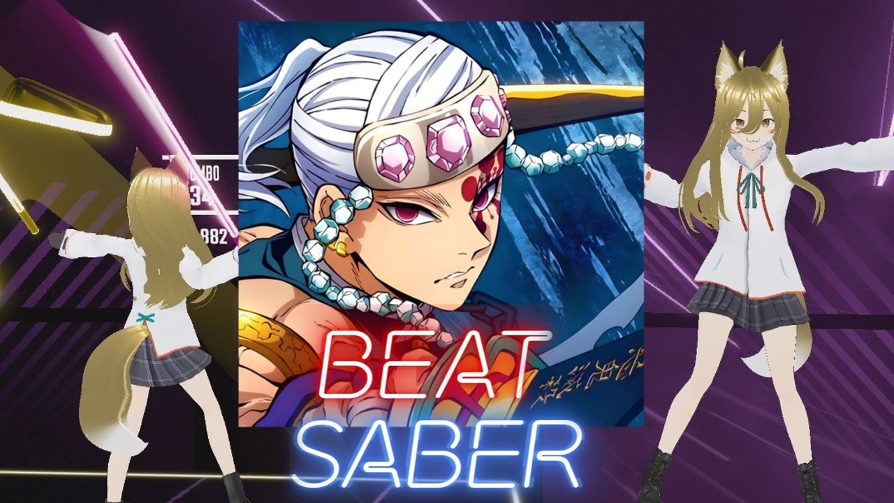 BeatSaber【ビートセイバー】 -  残響散歌 (Zankyou Sanka) 鬼滅の刃 遊郭編 op