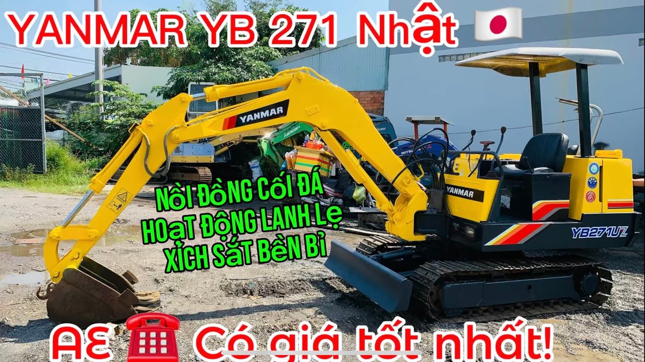 Yanmar YB 271 Nhật 🇯🇵quá đẹp nòi đồng cối đá bền bỉ!