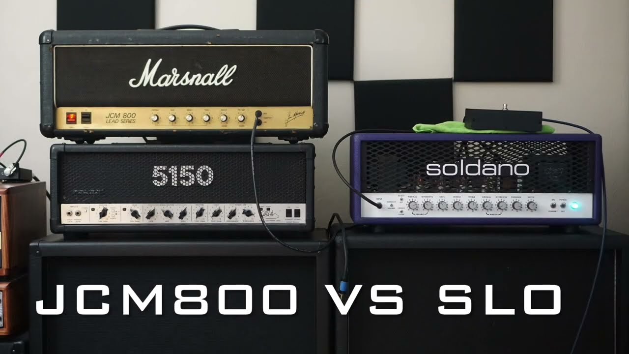 Marshall JCM800 vs Soldano SLO-100