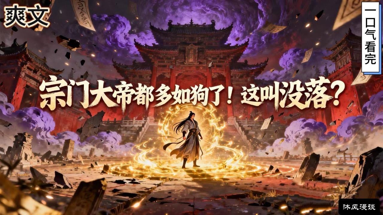 完结《宗门大帝都多如狗了！这叫没落？》莫言意外穿越修仙位面，刚穿越过去就遇到一个老六级别的修仙老头儿，但奈何自己手无缚鸡之力。半月时间一过，系统来临……#動漫 #穿越#有声漫画#爽文#玄幻 #无敌