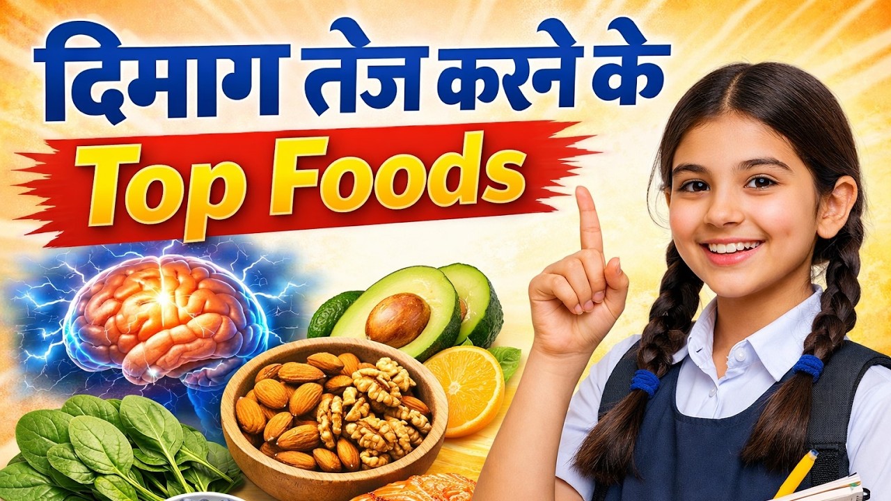 दिमाग तेज करने के Top Foods | Brain Superfood for Exam | Memory Boost Naturally