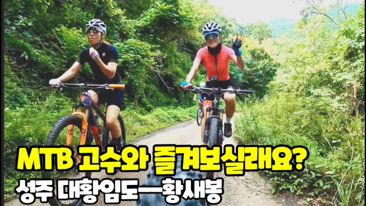 MTB고수와 즐겨보실래요? 성주 대황임도 -- 황새봉