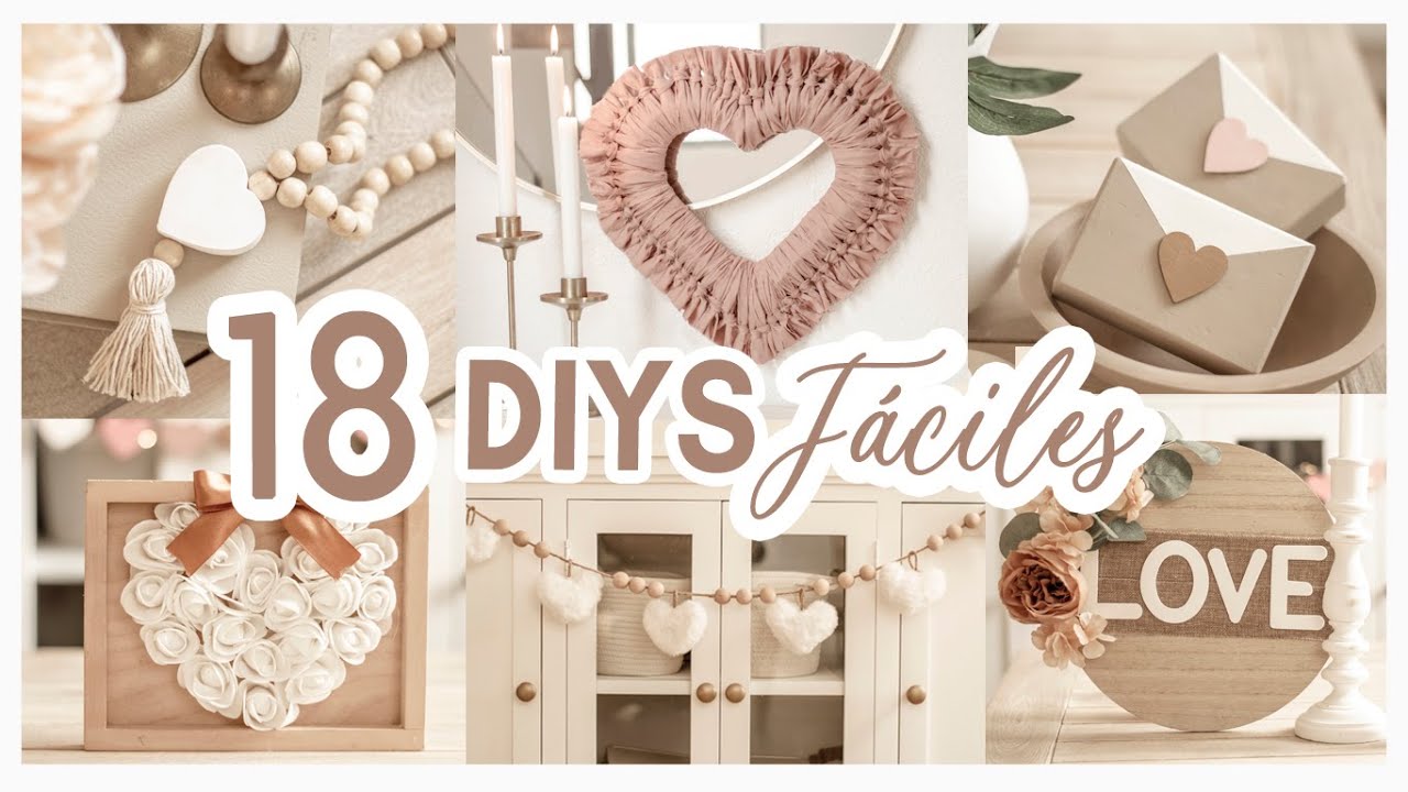 SAN VALENTÍN 💓18 INCREÍBLES DIYS QUE TIENES QUE HACER 😮DECORA CON POCO DINERO/ IDEAS FÁCILES RÁPIDAS