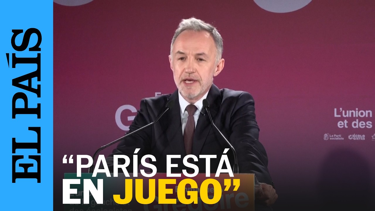 Gregoire, candidato socialista a la alcaldía de París: 