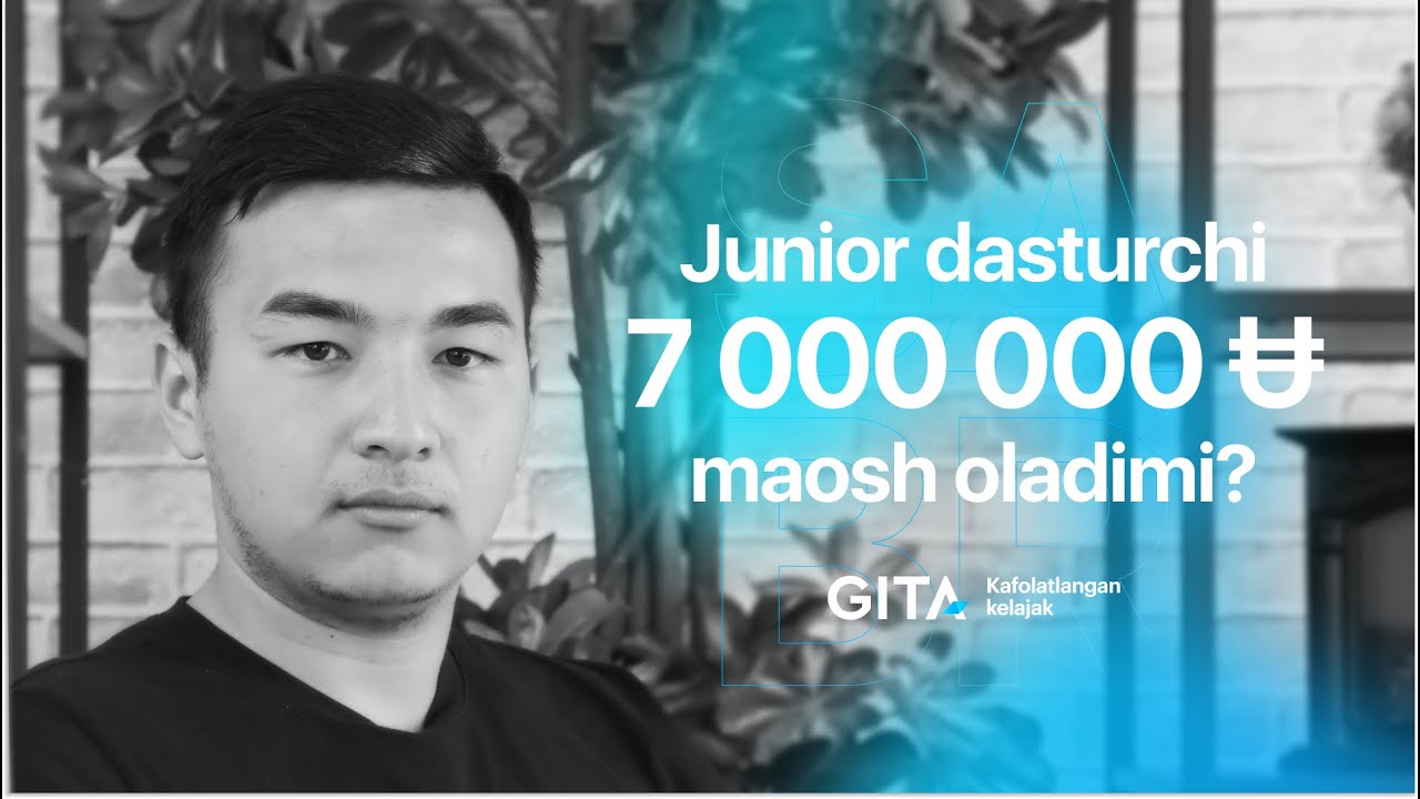 O‘zbekistonda junior android dasturchilar oylik maoshi qancha?