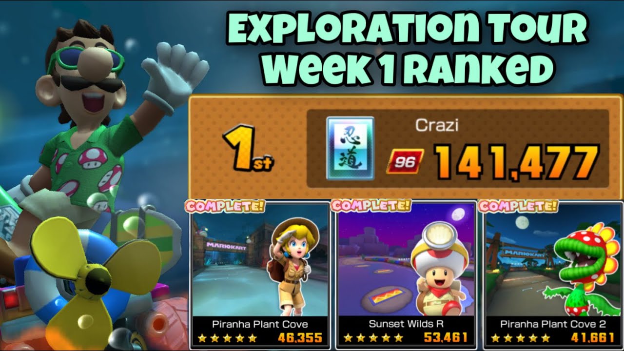 Mario Kart Tour - Exploration Tour Week 1 Ranked High Score Races