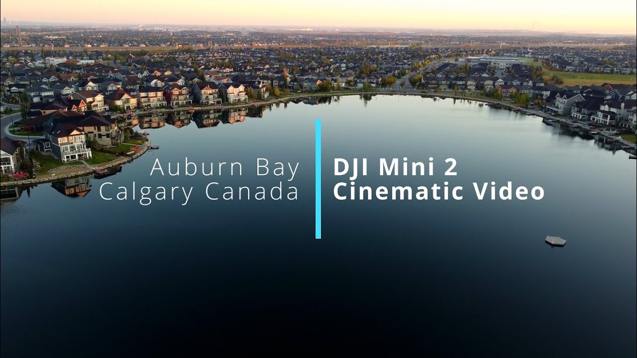 AUBURN BAY - Best Community To Live in Calgary (DJI Mini Drone)