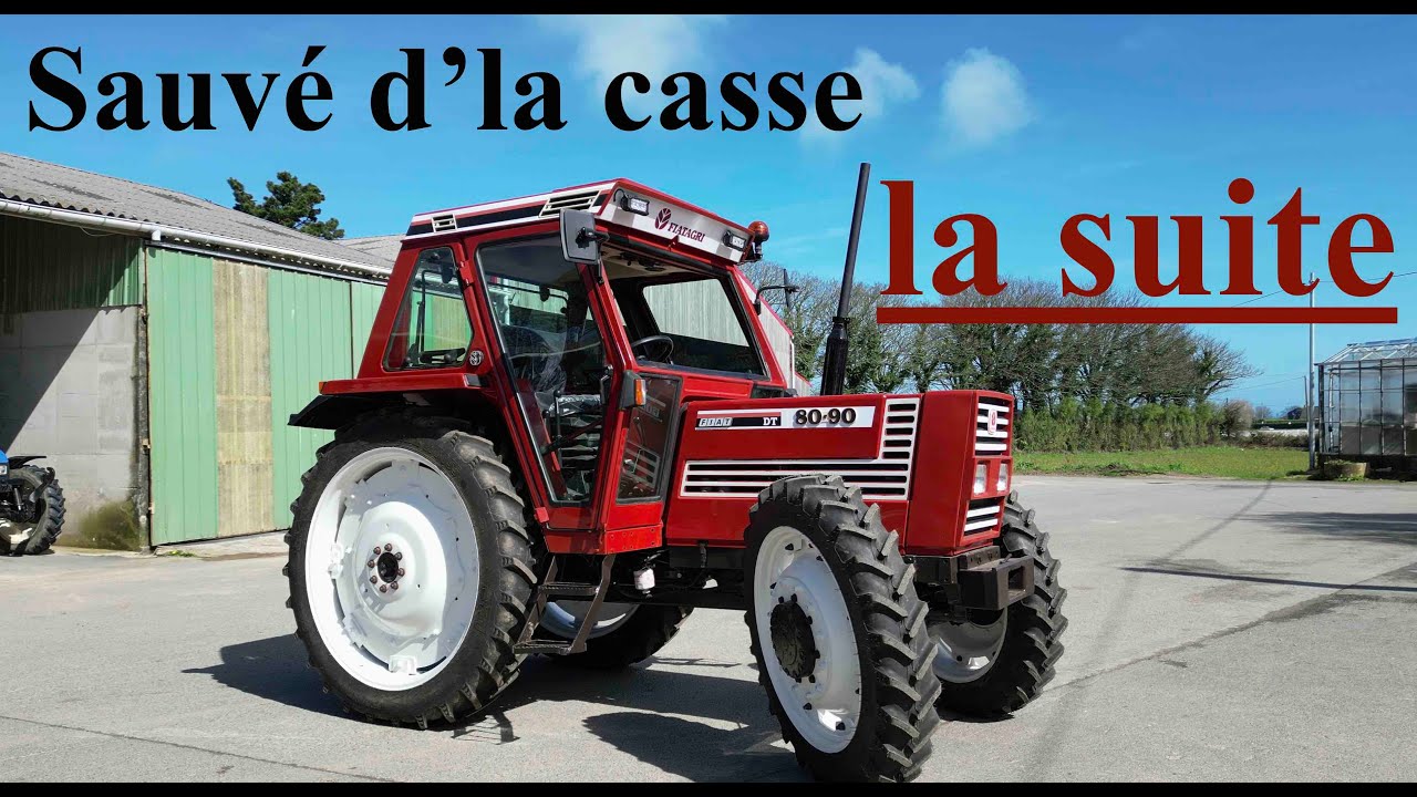 Suite de rénovation d'un FIAT 80 90 brulé (agriculture)