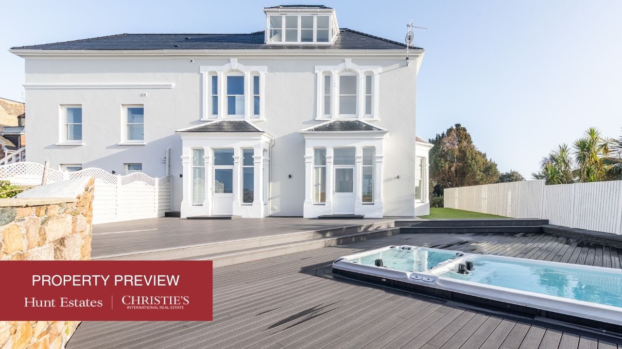 Stunning Views Over Town To Sea