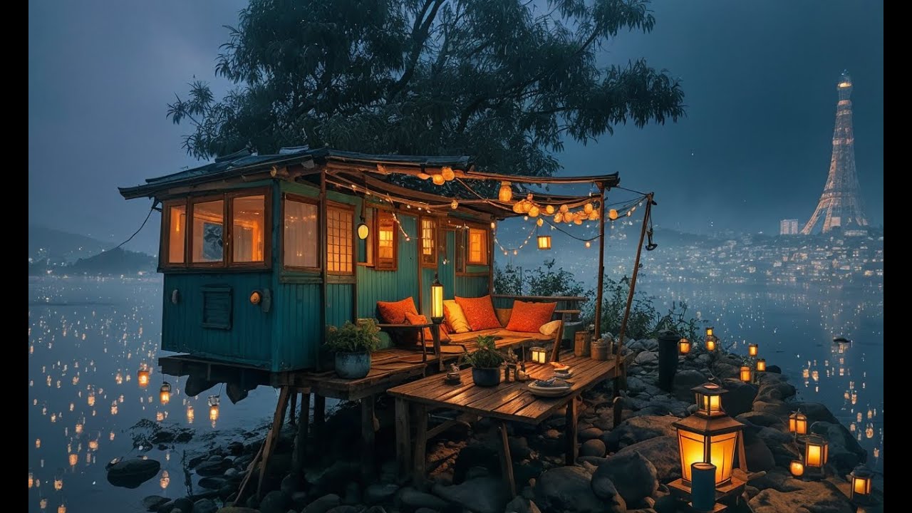 Cozy Night by the Lake | Chill Ambient BGM