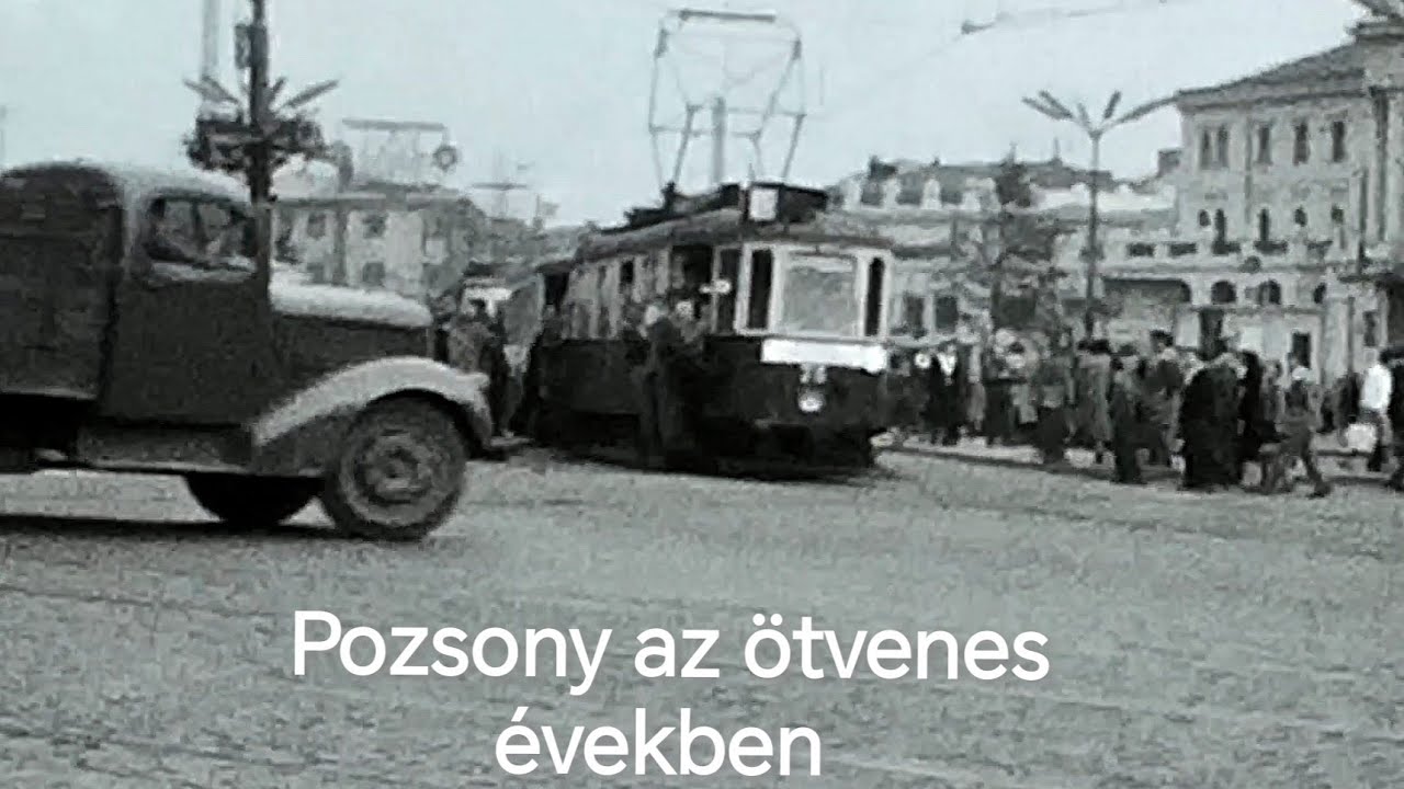 Kirándulás Pozsonyba és környékére az ötvenes években.