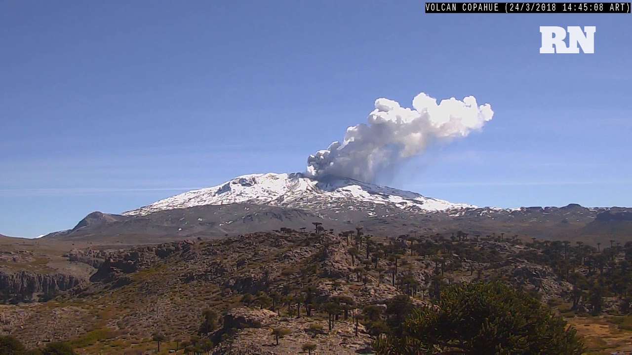 Así fue el pulso eruptivo del volcán Copahue