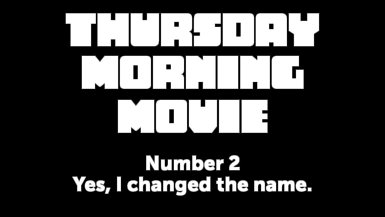 Thursday Morning Movie 2: Tech and The Alamo
