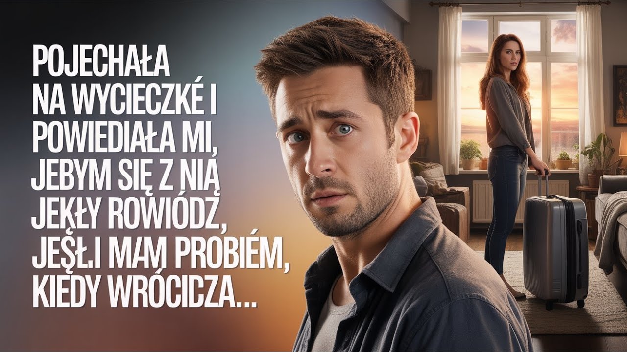 Pojechała na wycieczkę i powiedziała mi, żebym się z nią rozwiódł, jeśli mam jakiś problem  Kiedy wr