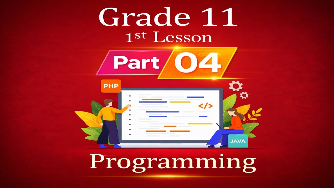 Grade 11 Programming Lesson Part 04