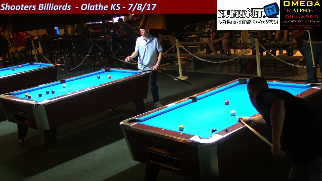 Shooters  - 7/7/17 -Taylor Anderson V Grayson Scott - Justin Bergman V Jason Graham - 9 Ball