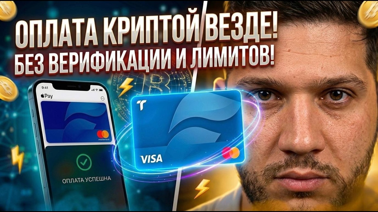 Забудь про P2P и блокировки! Анонимная криптокарта БЕЗ KYC с авто-конвертацией USDT