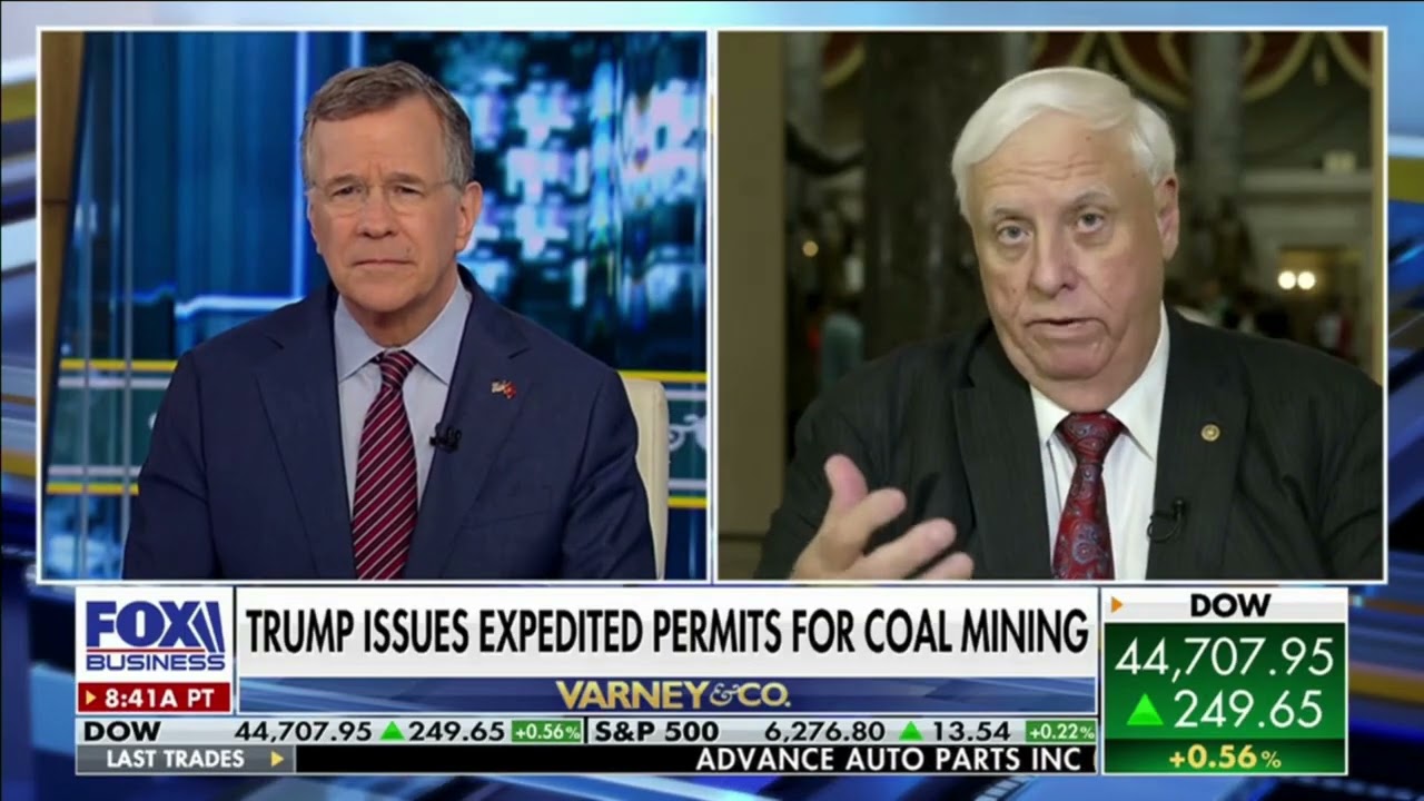 Senator Justice joins Fox Business to Discuss Coal Benefits in the Big Beautiful Bill