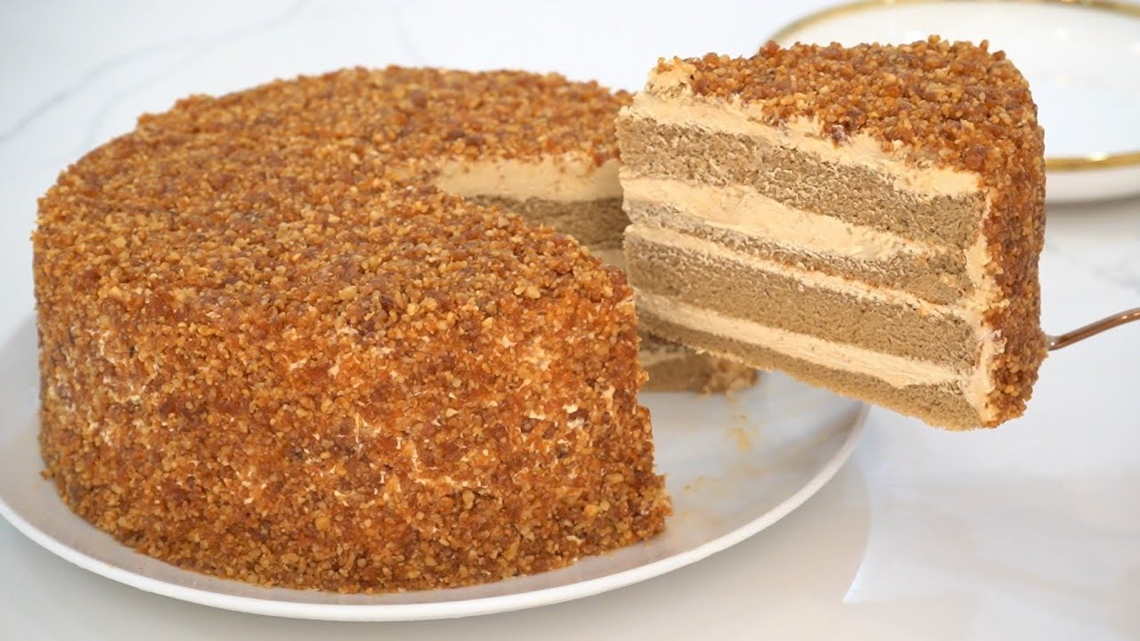 Coffee Infused PRALINE Cake