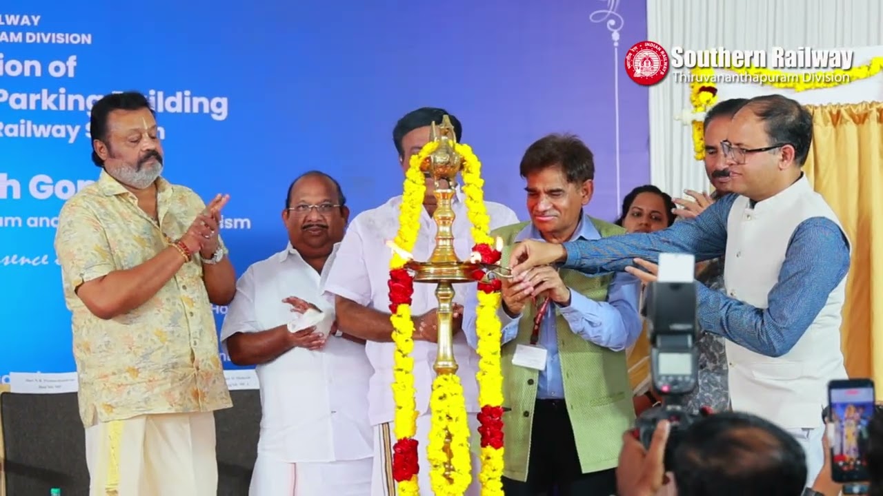 Highlights! Inauguration of the new MLCP Building at Kollam Junction Station held on 14.02.2026.