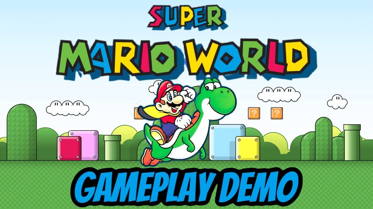 Super Mario World Retro SNES Video Game Demo On RetroPie w/ Raspberry Pi  RetroPie Guy Gameplay Demo