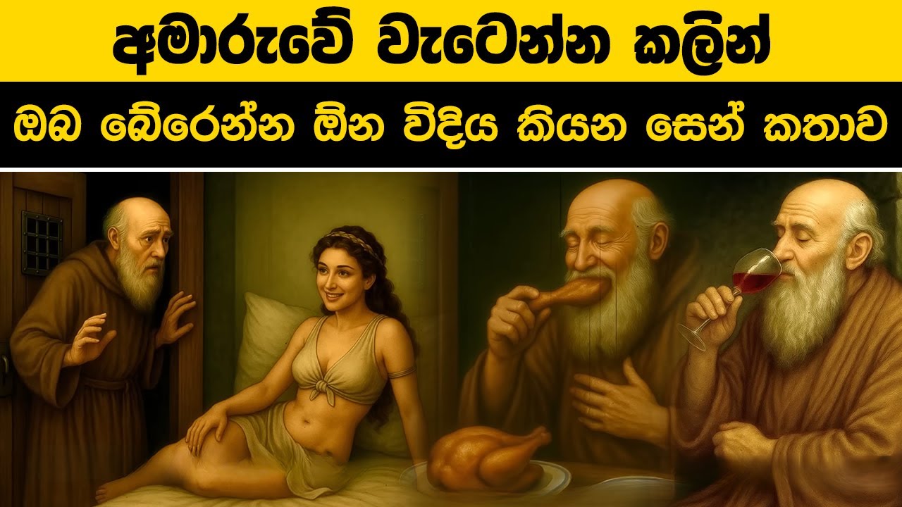 අමාරුවේ වැටෙන්න කලින් ඔබ බේරෙන්න ඕන විදිය කියන සෙන් කතාව