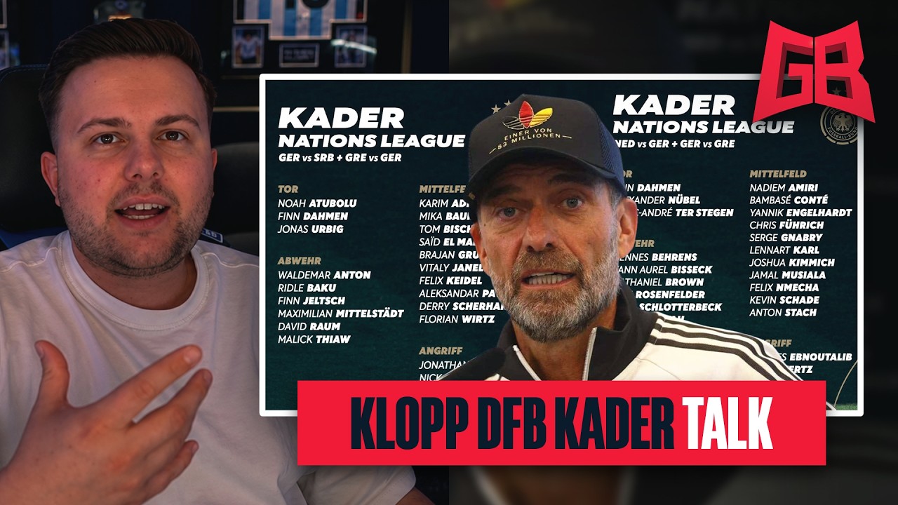 GamerBrother REACTS to KLOPP&rsquo;S first GERMANY SQUAD 😱🇩🇪