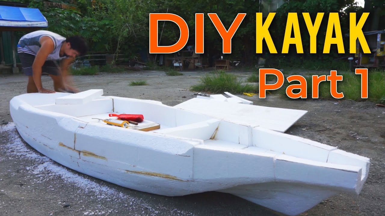 DIY Fishing Kayak | Part 1 | Styrofoam Kayak | Bonafide ss107 #JoeItYourselfFishing
