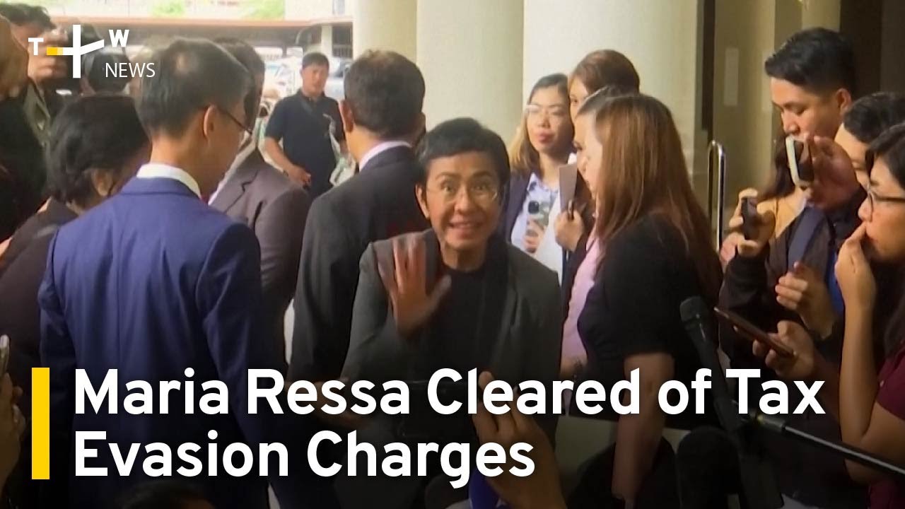 Nobel Laureate Maria Ressa Cleared of Tax Evasion Charges in the Philippines | TaiwanPlus News