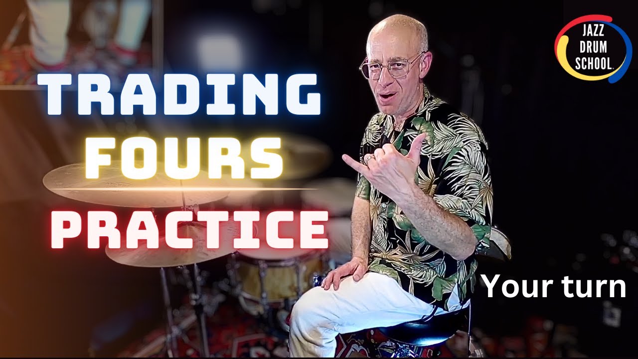 Джазовые барабаны Trading Fours — 3 уровня практики