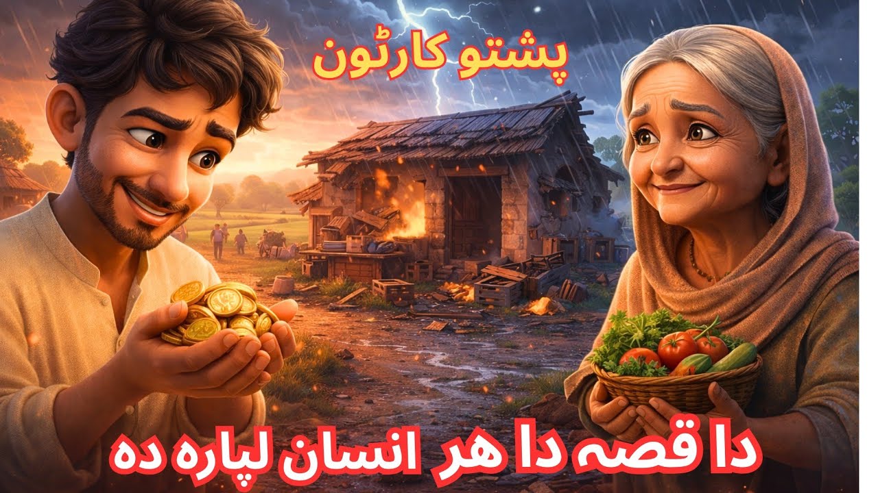 A Story That Teaches |  دا کیسه د هر انسان لپاره یو سبق دی | Pashto cartoon 