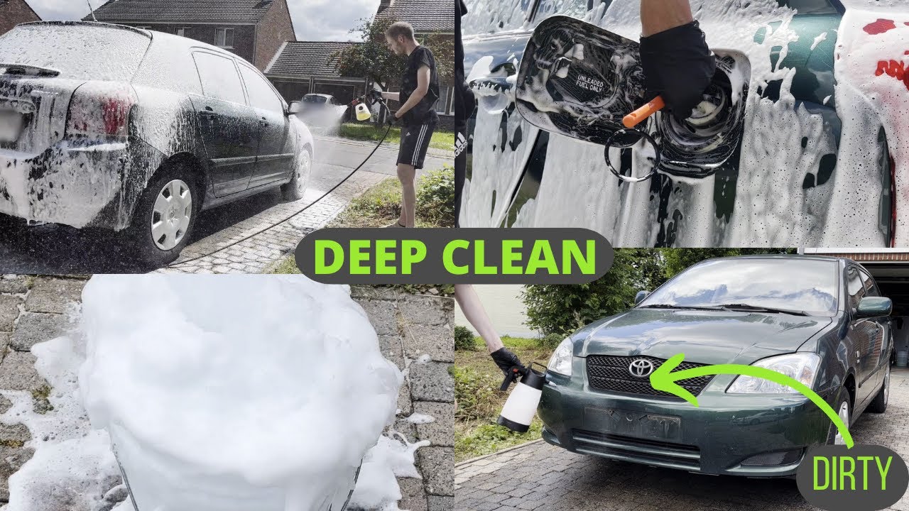 DIRTY TOYOTA COROLlA - DEEP CLEAN - CAR DETAILING