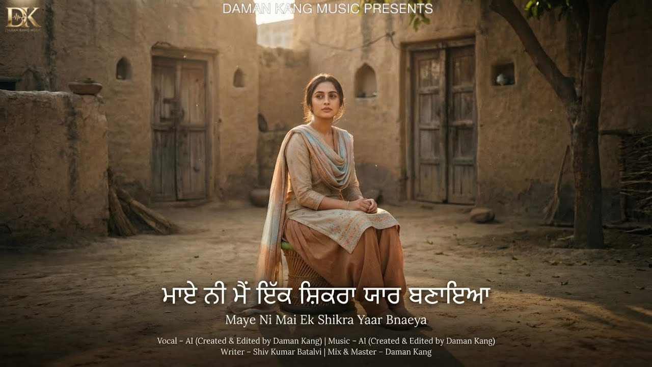 ਮਾਏ ਨੀ ਮੈਂ ਇੱਕ ਸ਼ਿਕਰਾ ਯਾਰ ਬਣਾਇਆ | Maye Ni Mai Ek Shikra Yaar Bnaeya |Shiv Kumar Batalvi |Daman Kang| 