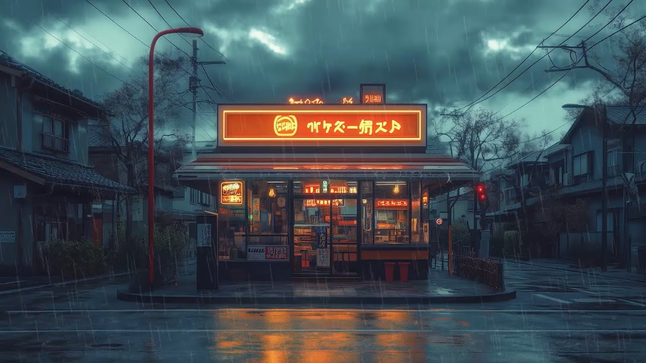 Tokyo Night Munchies 🌙 Relaxing Rain Lofi Songs for Study, Focus & Late Night Chill