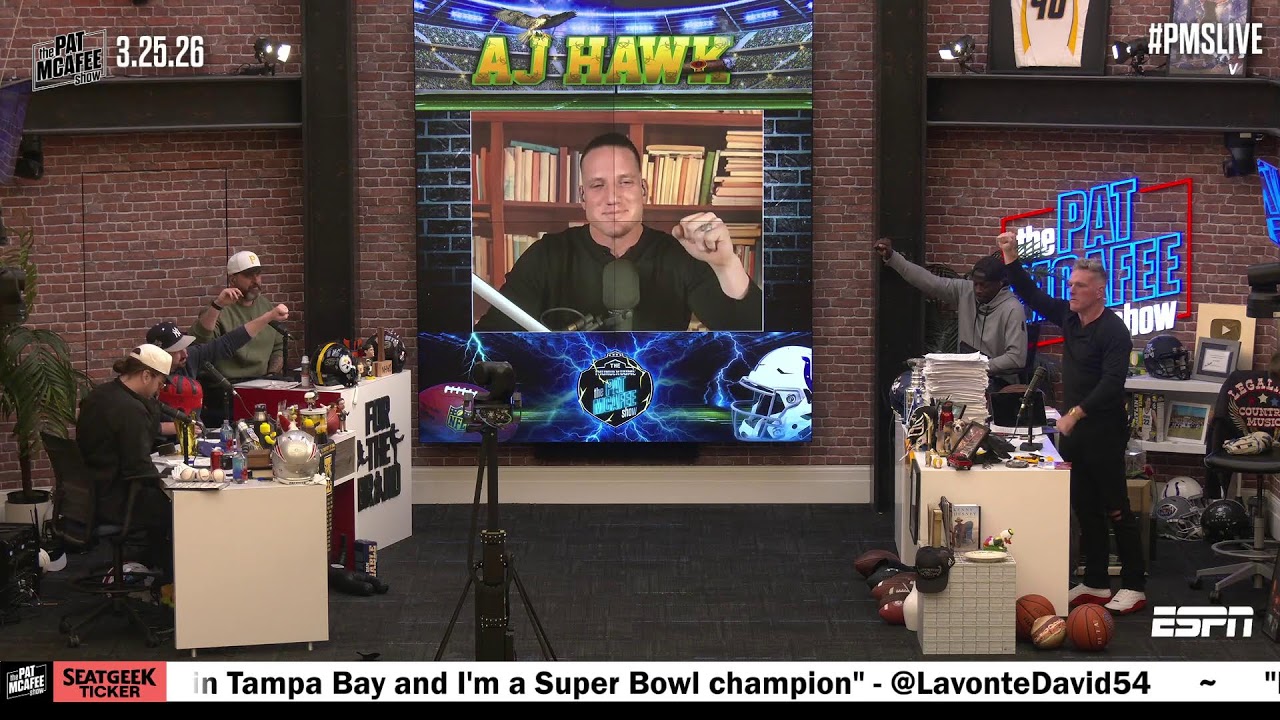The Pat McAfee Show Live | Wednesday March 25th 2026