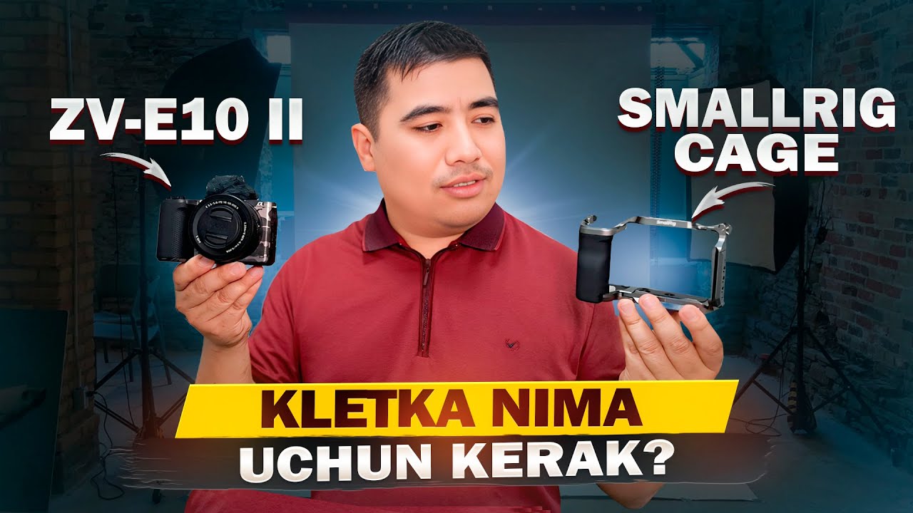 📸 Kameram endi yanada pro! SmallRig Cage test va taassurotlar