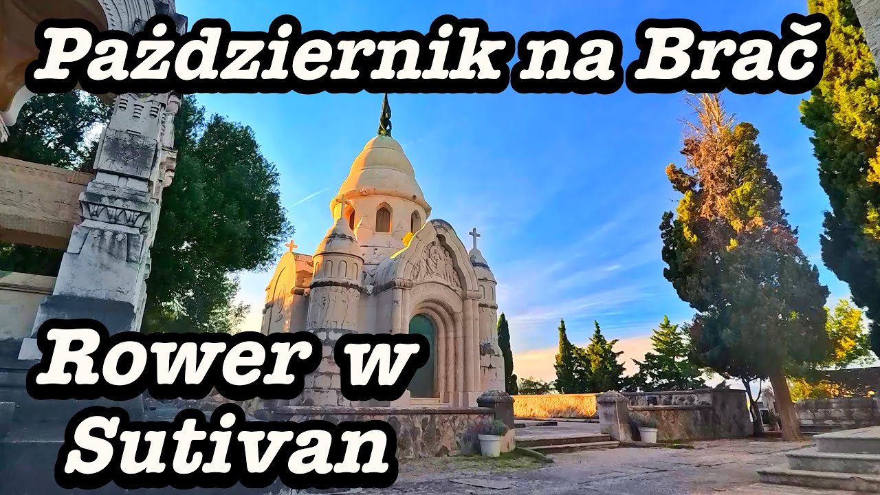 Chorwacja Październik na rowerze wyspa Brać