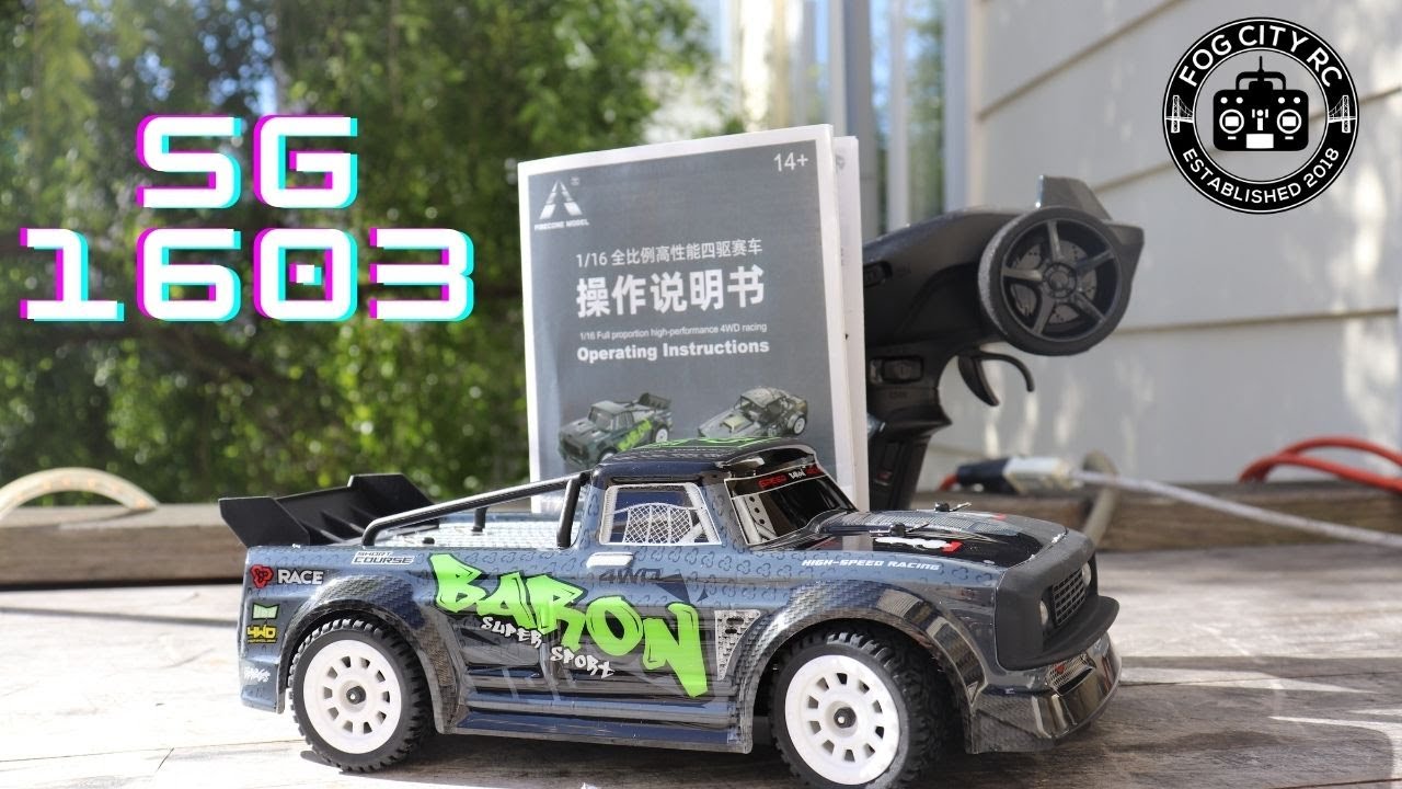 The SG 1603  Fast & Affordable.  Unboxing and Brushless Conversion.  Speed Tests!