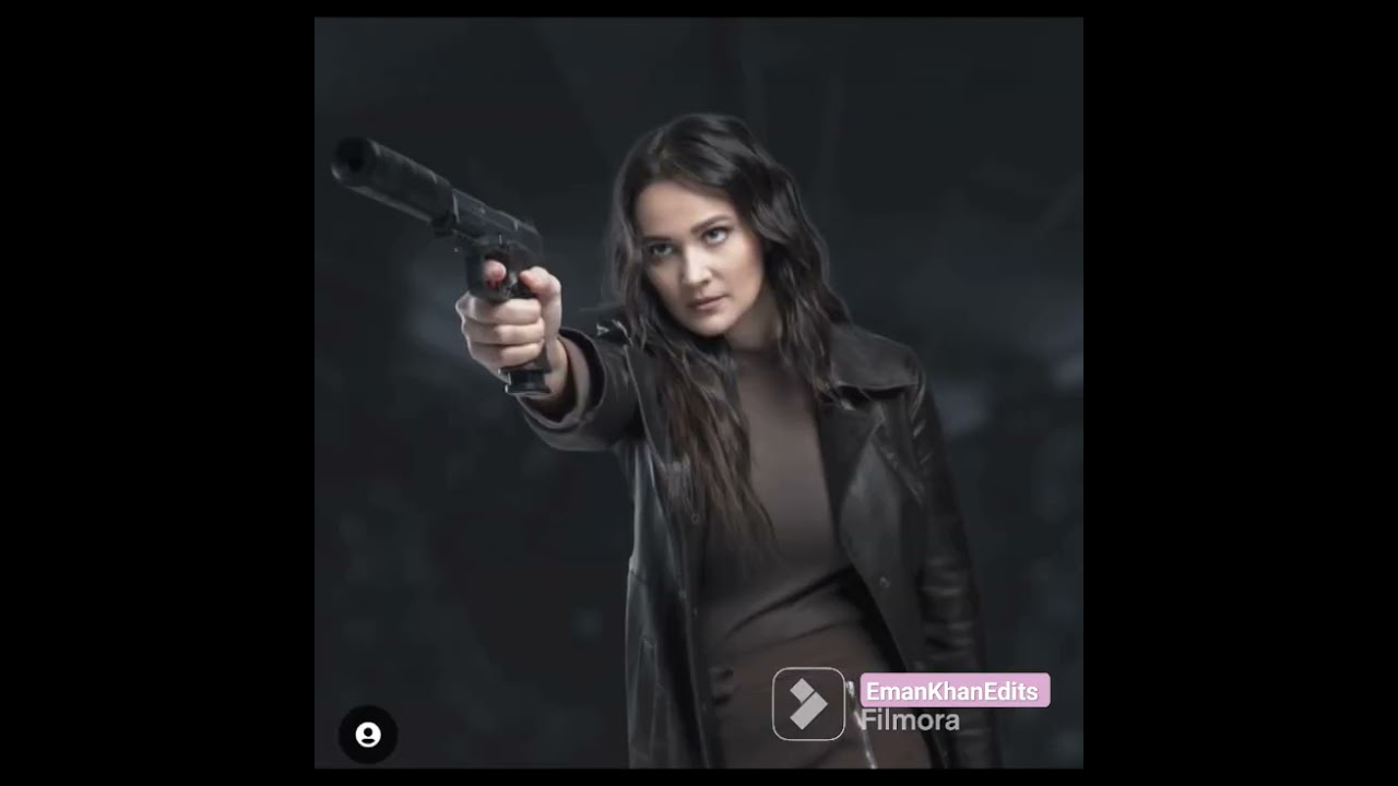 Gulsim Ali with guns🔫🔫#Aslihan Hatun from Ertugrul