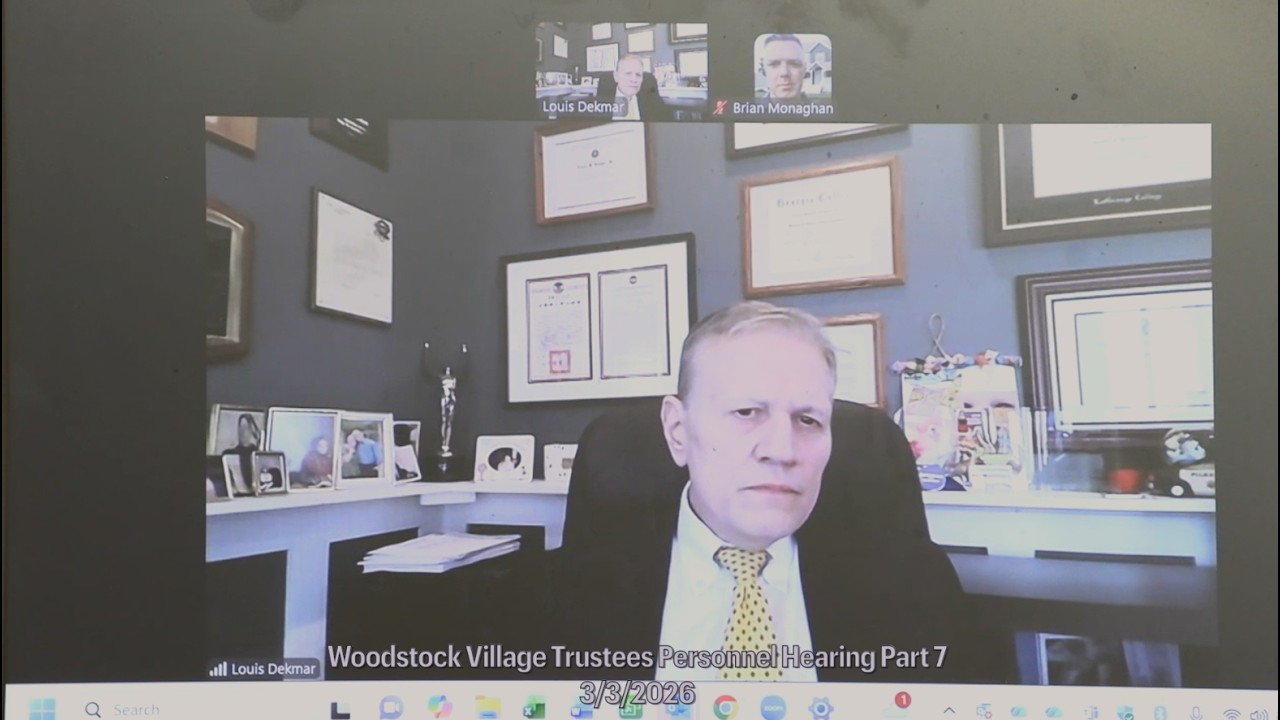Woodstock Village Trustees Personnel Hearing: Part 7, 3-3-2026