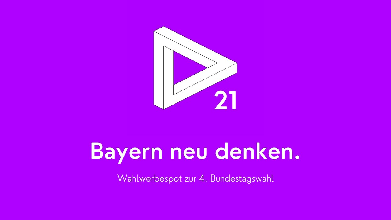 Wahlwerbespot f&uuml;r das Direktmandat Bayern zur 4. Bundestagswahl