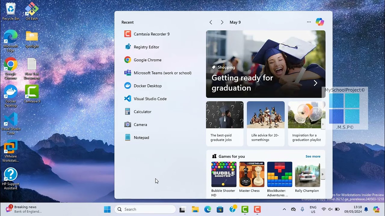 Installing Windows 11 Insider Preview Build 26212 Canary Channel