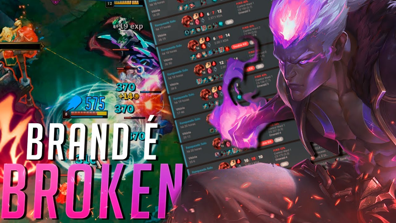 BRAND MID TÁ QUEBRADO? - League of Legends