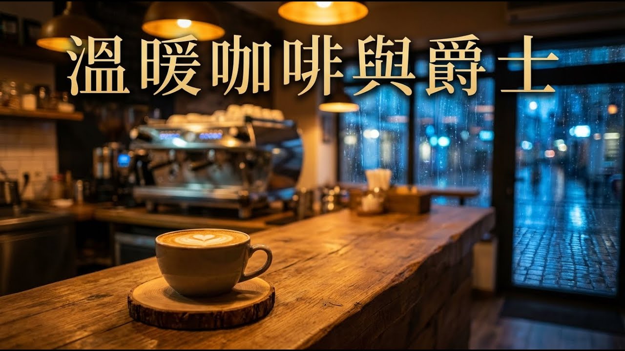 🍃 一聽就放鬆「雨天咖啡館爵士鋼琴」消除壓力/專注工作/深度睡眠 Rainy Jazz Cafe | Instant Calm 🌧️